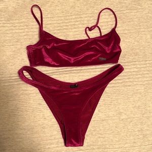 Triangl bathing suit- velvet